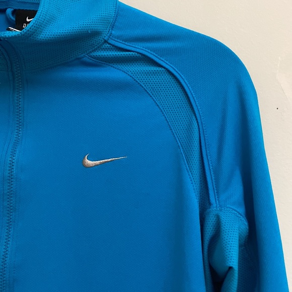 Nike girls blue 1/4 zip dri fit athletic pullover size L - Picture 2 of 7